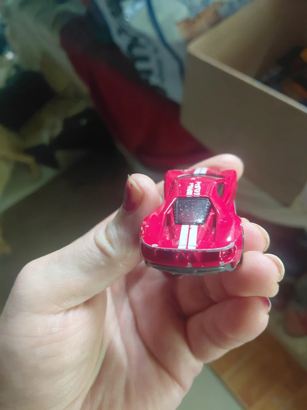 2017 Hot Wheels Ford GT die-cast car.